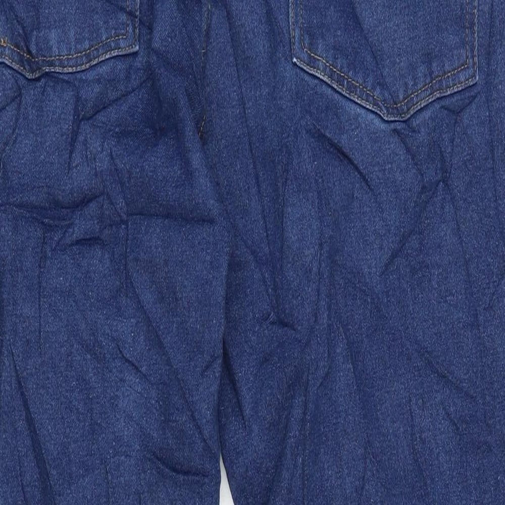 Union Blues Mens Blue Cotton Blend Straight Jeans Size 42 in L30 in Extra-Slim Zip