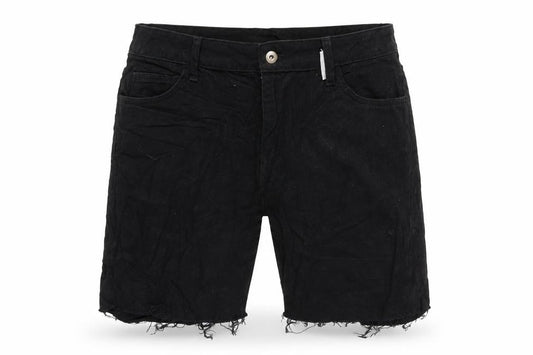 COLLUSION Mens Black Cotton Bermuda Shorts Size 32 in Regular Zip