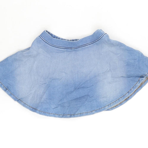 Blue Seven Girls Blue Cotton Flare Skirt Size 2-3 Years Regular