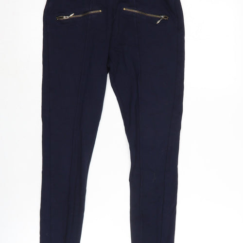 Papaya Womens Blue Polyester Jegging Leggings Size 8 L27 in