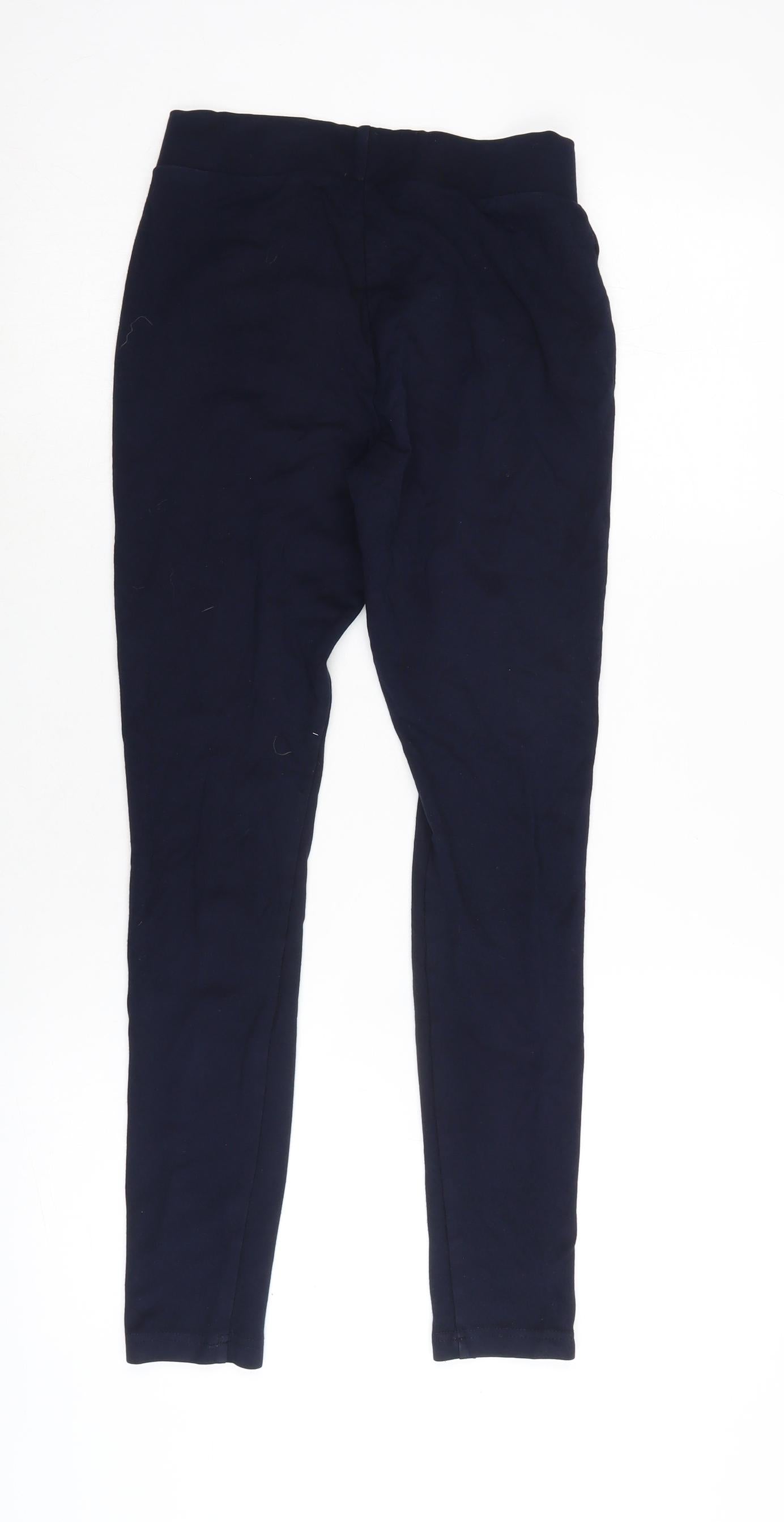 Papaya Womens Blue Polyester Jegging Leggings Size 8 L27 in