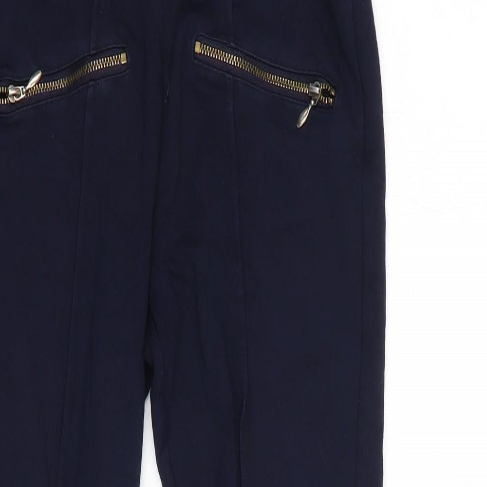 Papaya Womens Blue Polyester Jegging Leggings Size 8 L27 in