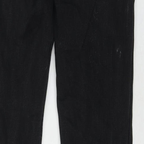 Topman Mens Blue Cotton Skinny Jeans Size 34 in L31 in Regular Zip