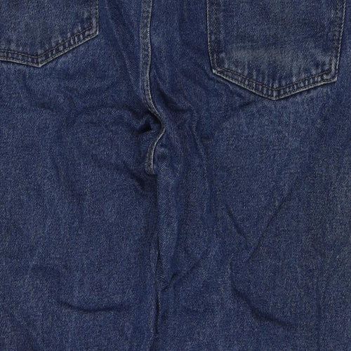 Blue Circle Mens Blue Cotton Straight Jeans Size 46 in L26 in Regular Zip