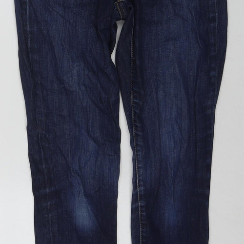 Gap Womens Blue Cotton Skinny Jeans Size 26 in L27 in Regular Zip
