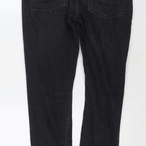 ASOS Mens Black Cotton Skinny Jeans Size 31 in L30 in Regular Zip