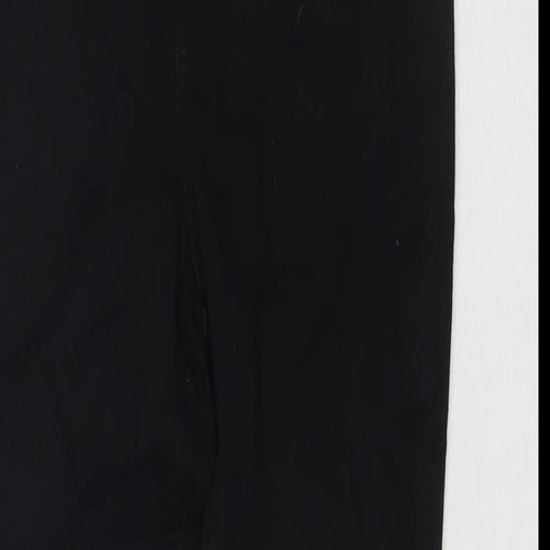 PRETTYLITTLETHING Womens Black Cotton Skinny Jeans Size 8 L29 in Regular Zip