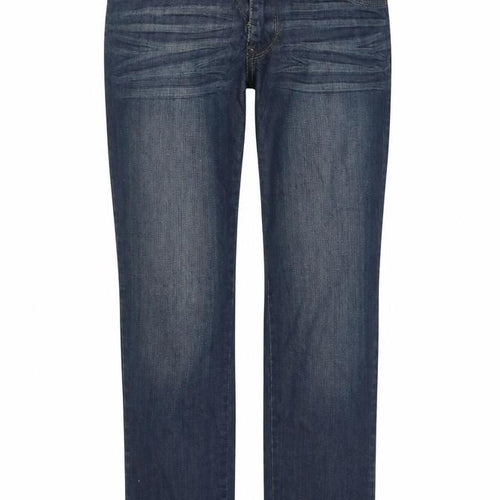 Camaieu Womens Blue Cotton Straight Jeans Size 12 L26 in Regular Zip