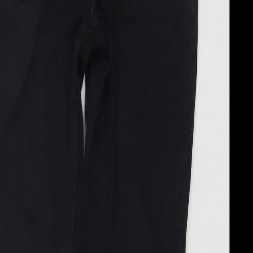 And Jeans Womens Black Cotton Skinny Jeans Size 8 L28 in Regular Zip