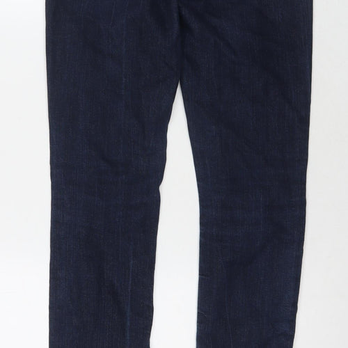 H&M Womens Blue Cotton Skinny Jeans Size 27 in L31 in Regular Zip