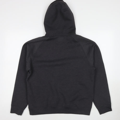 Uniqlo Mens Grey Cotton Pullover Hoodie Size S