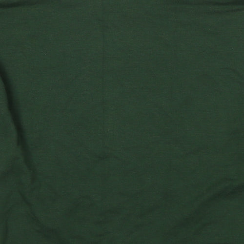 Pull&Bear Womens Green Cotton Pullover Hoodie Size M Pullover - Tokyo City