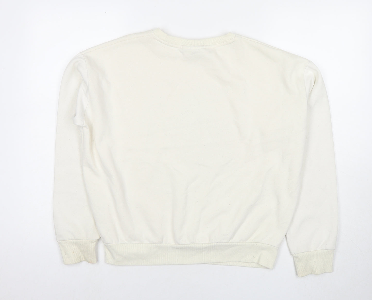 Disney Womens Ivory Cotton Pullover Sweatshirt Size XS Pullover - Dumbo