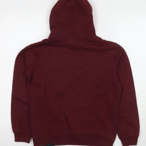 Sparta Boys Red Cotton Pullover Hoodie Size 13-14 Years Pullover - Logo
