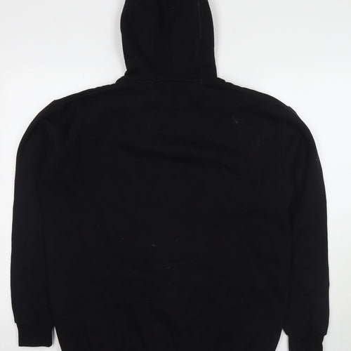 Gypsy King Mens Black Cotton Pullover Hoodie Size L - Logo