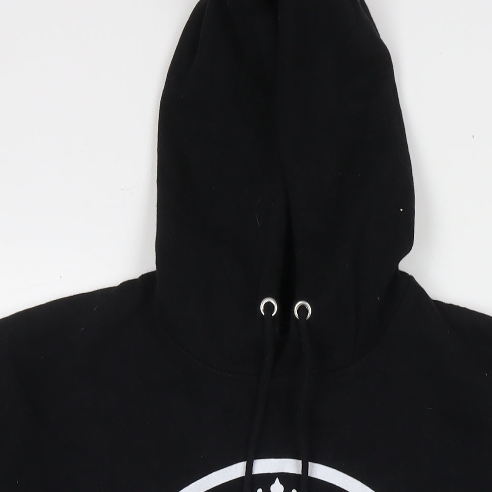 Gypsy King Mens Black Cotton Pullover Hoodie Size L - Logo