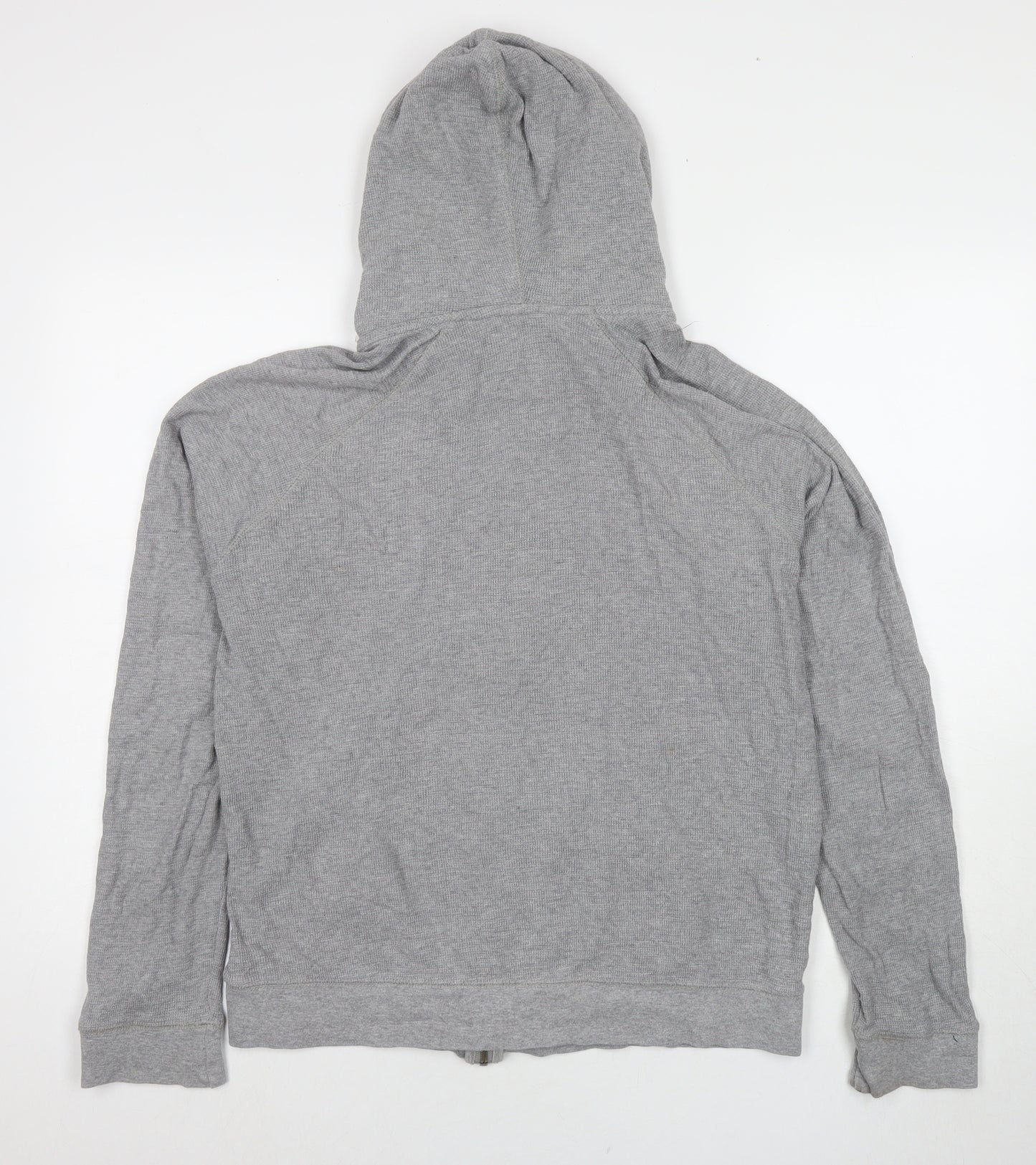 Burton Mens Grey Cotton Full Zip Hoodie Size M
