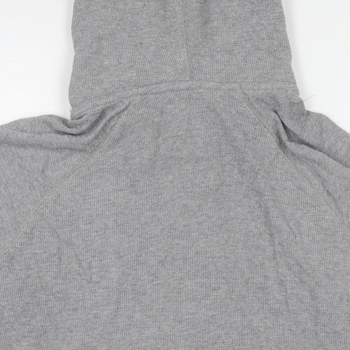 Burton Mens Grey Cotton Full Zip Hoodie Size M
