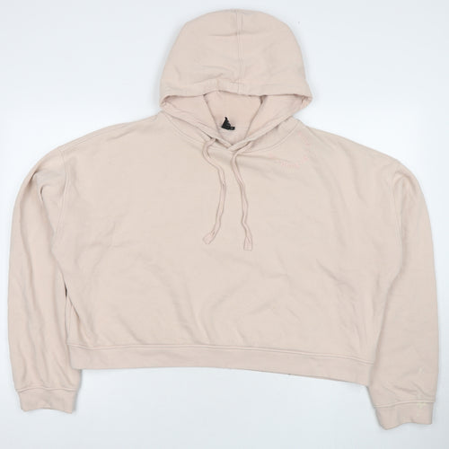 Nobody's child Womens Beige Cotton Pullover Hoodie Size XL Pullover