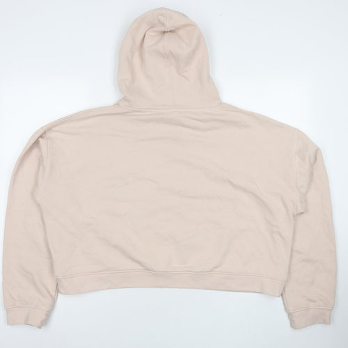 Nobody's child Womens Beige Cotton Pullover Hoodie Size XL Pullover