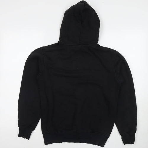 NICCE London Mens Black Cotton Pullover Hoodie Size XS - Logo