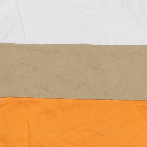 Pull&Bear Womens Multicoloured Colourblock Cotton Pullover Sweatshirt Size L Pullover