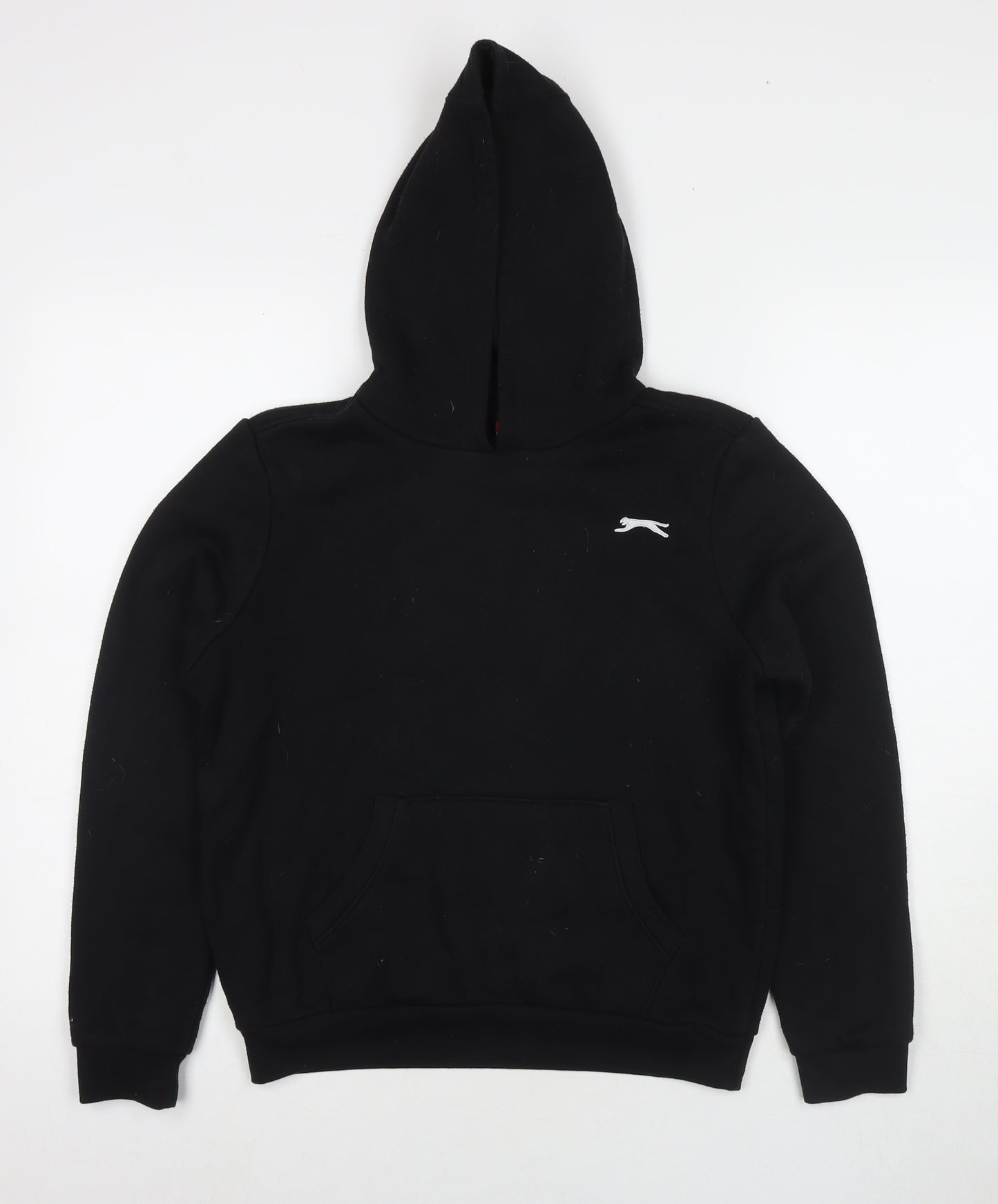 Slazenger Boys Black Polyester Pullover Hoodie Size 12 Years Pullover
