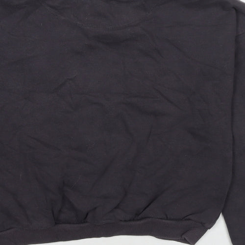 Disney Girls Grey Cotton Pullover Sweatshirt Size 9-10 Years Pullover - Minnie Mouse