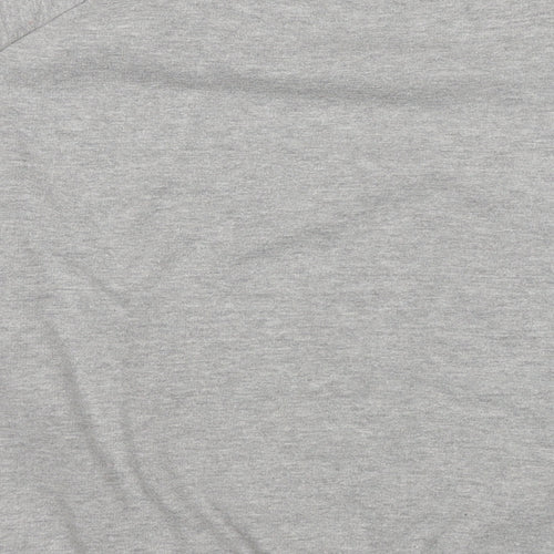 Donnay Mens Grey Cotton Pullover Sweatshirt Size M