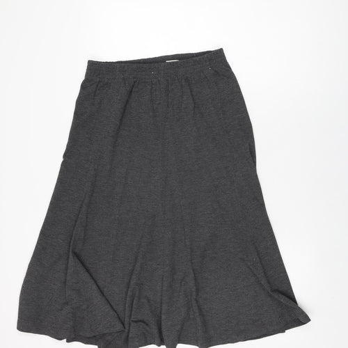 Blast Womens Grey Polyester Swing Skirt Size M