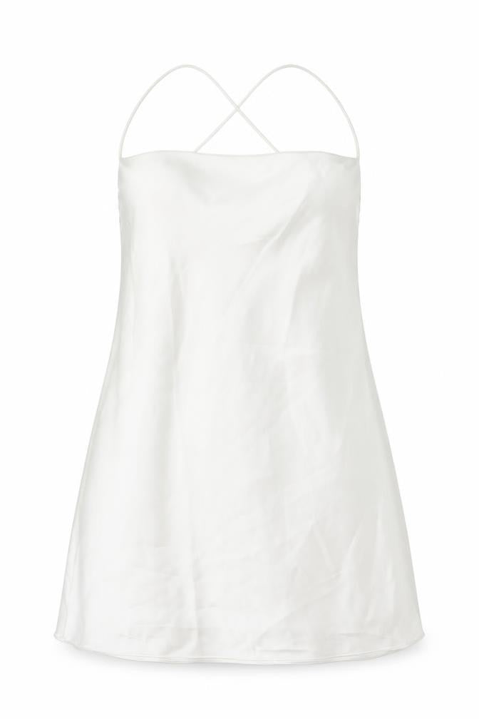 Zara Womens White Polyester Basic T-Shirt Size M Cowl Neck