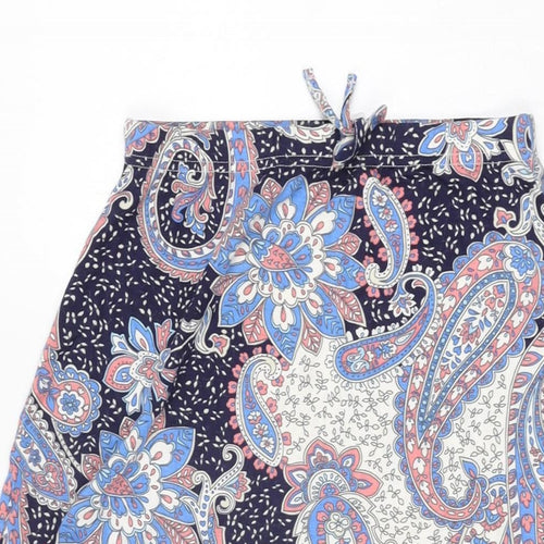Miss Evie Girls Multicoloured Floral Viscose Swing Skirt Size 13 Years Regular Drawstring