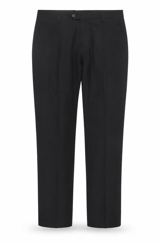 NEXT Mens Black Polyacrylate Fibre Dress Pants Trousers Size 34 in L31 in Regular Zip