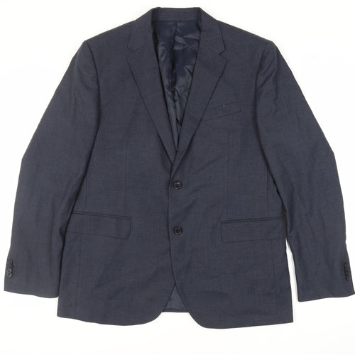 OVS Mens Blue Polyester Jacket Suit Jacket Size 46 Regular