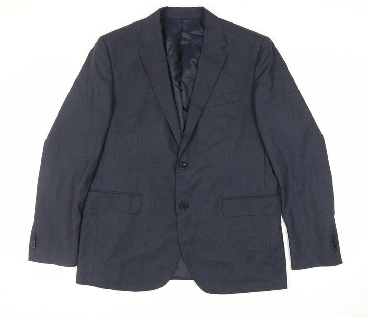 OVS Mens Blue Polyester Jacket Suit Jacket Size 46 Regular