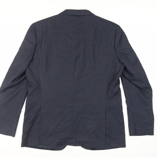 OVS Mens Blue Polyester Jacket Suit Jacket Size 46 Regular