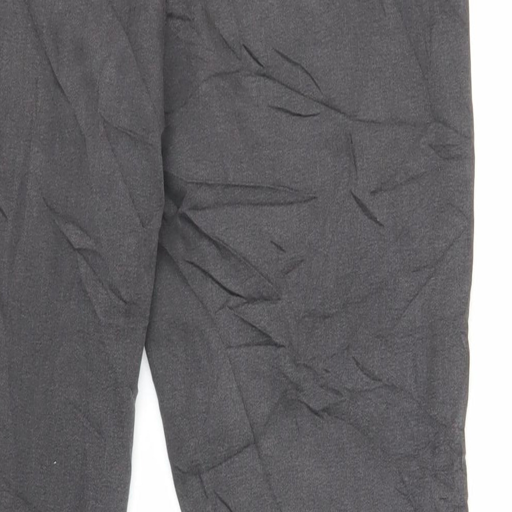 Marks and Spencer Womens Grey Cotton Jegging Jeans Size 16 L28 in Regular - Elasticated Waist