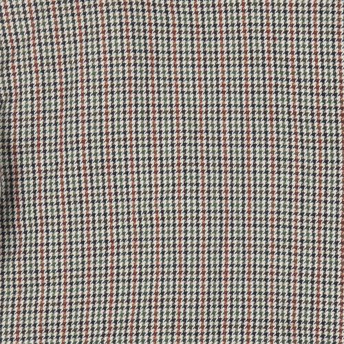 Canda Mens Beige Geometric Jacket Blazer Size M Button - Vintage