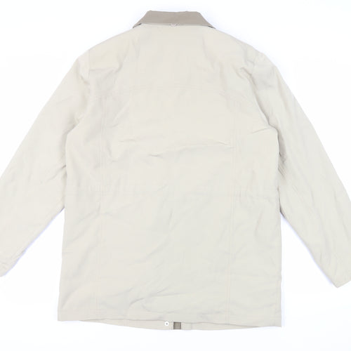 Liz Claiborne Womens Beige Jacket Size M Zip