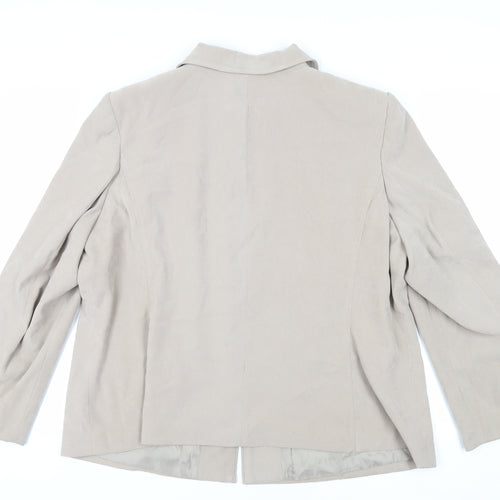 Bonmarché Womens Beige Jacket Size 24 Zip