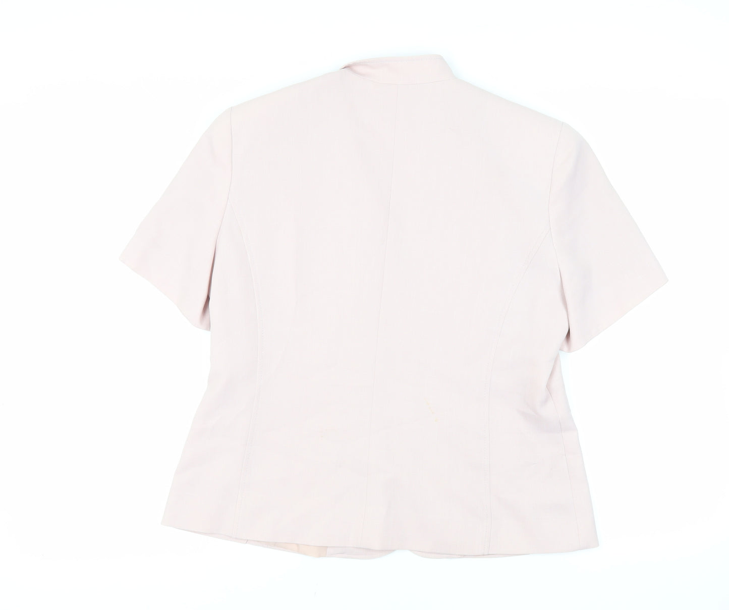 BHS Womens Pink Jacket Blazer Size 16 Button