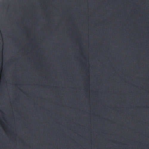 Marks and Spencer Mens Blue Polyester Jacket Suit Jacket Size 40 Regular