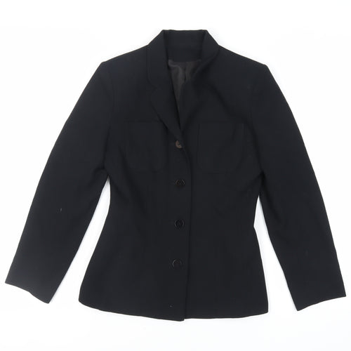 Principles Womens Black Jacket Blazer Size 8 Button