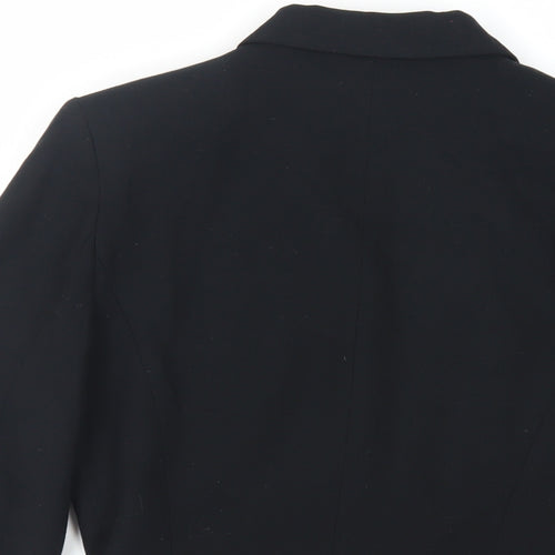 Principles Womens Black Jacket Blazer Size 8 Button