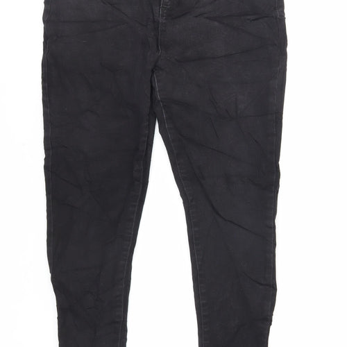 Very Womens Black Cotton Skinny Jeans Size 27 in L26 in Regular Zip - Short Length