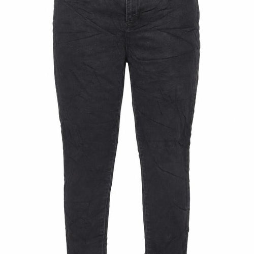 Very Womens Black Cotton Skinny Jeans Size 27 in L26 in Regular Zip - Short Length