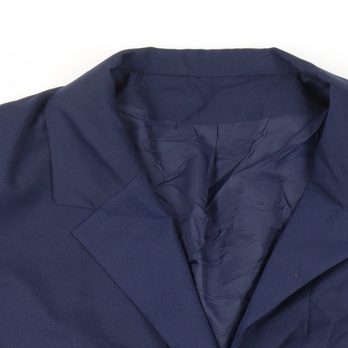 Heather Valley Womens Blue Jacket Blazer Size 22 Button - Vintage