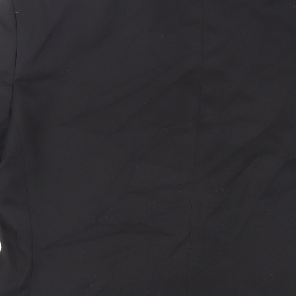 Marks and Spencer Mens Black Polyester Jacket Suit Jacket Size 36 Regular