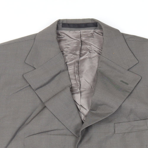 Marks and Spencer Mens Grey Wool Jacket Suit Jacket Size 40 Regular