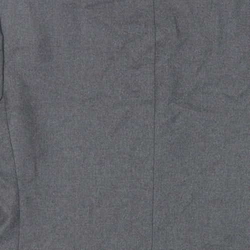 The Label Mens Grey Wool Jacket Suit Jacket Size 40 Regular